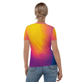 Vintage Vinyl Groove Women's All-Over Print Crew Neck Tee - Beyond T-shirts